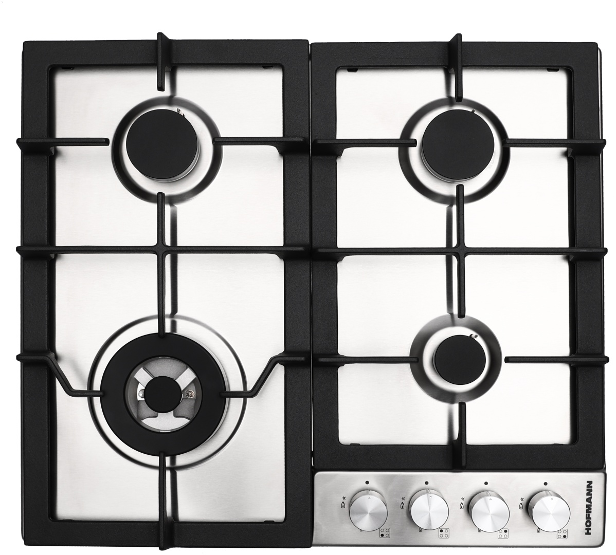 Духовой шкаф Hofmann OBS6103SG.3/HF черный, серебристый