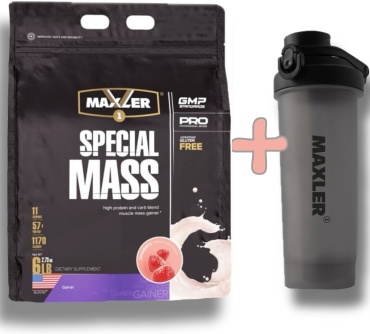 Гейнер Maxler Maxler Special mass Клубника 2730 г