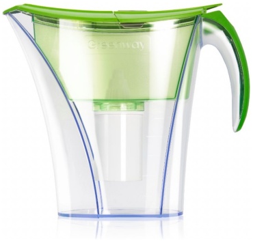 Фильтр-кувшин для воды Greenway Фильтр-кувшин для воды Greenway кувшин Wellab Aqua Pitcher 00340 3.3 л, пластик зеленый, прозрачный 3.3 л