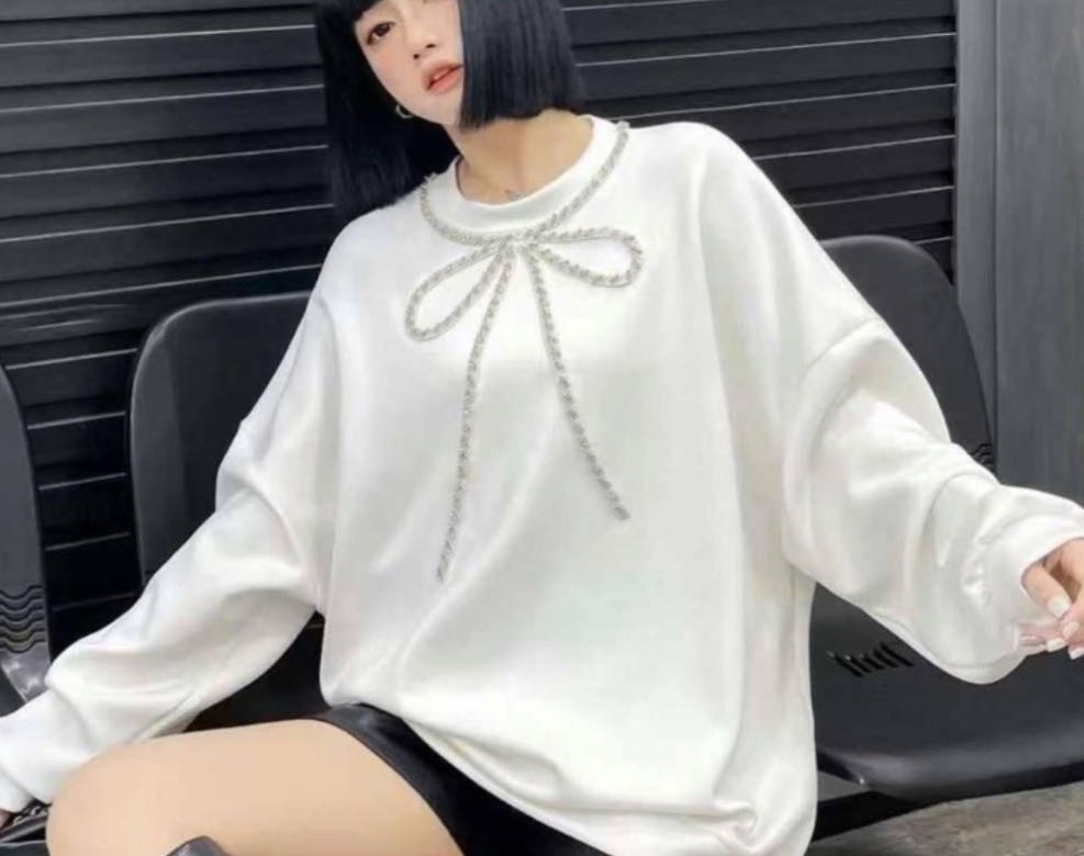Свитшот Zhanat Moda однотонный белый