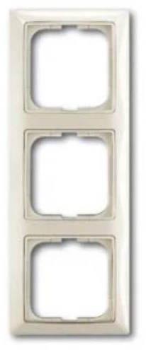 Рамка для выключателей и розеток ABB Basic 55, белый