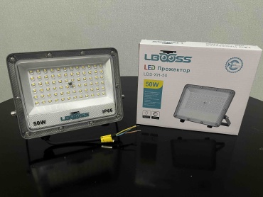 Прожектор LBOOSS LED Прожектор LBS-XH-50 (50W, IP66, 6500K) серый