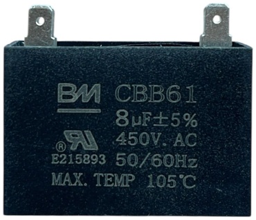 Конденсатор CBB61 8uf (8 мкф) 450V