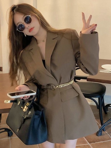 Пиджак 1Moda1Tarz коричневый