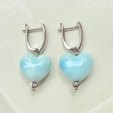 Серьги Oxi jewel титан, керамика