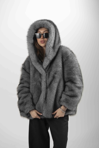 Шуба MARIANA серый