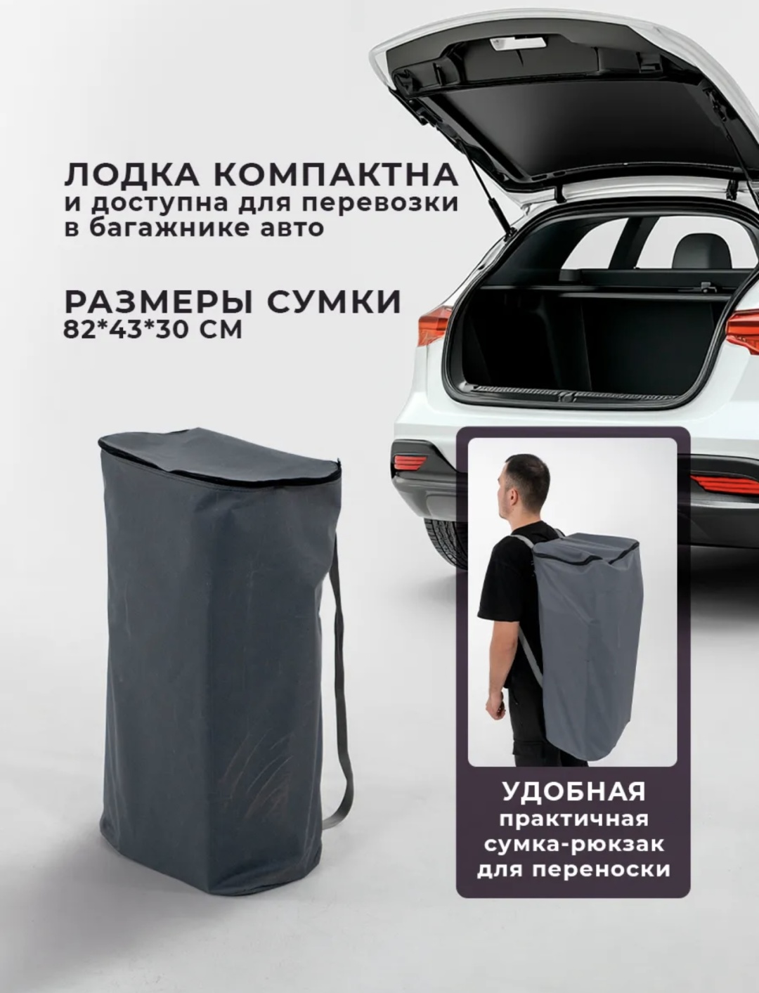 Надувная лодка RUFF PRO 210 зеленый