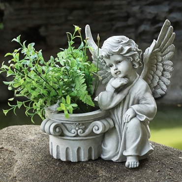 Фигура Фигурка ESMI Хранители сада ESMI-AngelPot01 29.5 см
