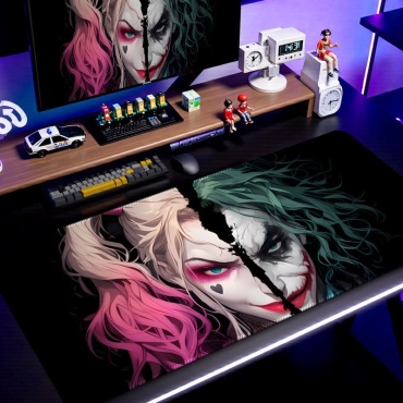 Коврик для мыши Joker/Harley мультиколор