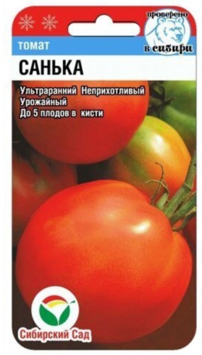 Сибирский сад томат Санька