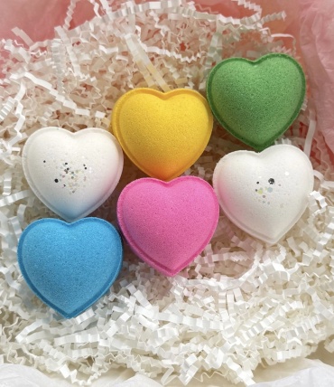 Bath_cosmetics_kz Мини бомбочки Сердечки 6шт бомбочка 6 шт по 30 г