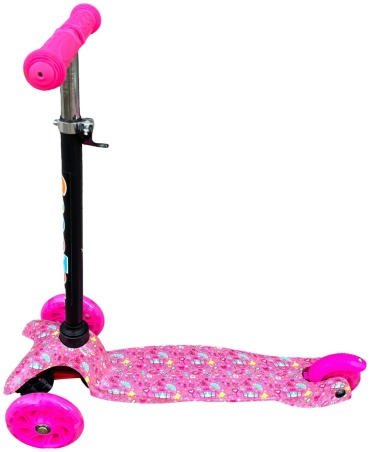 Самокат SCOOTER MP225-2 розовый