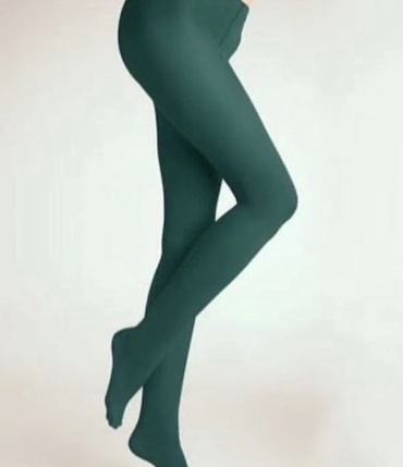 Колготки MinMin velour зеленый