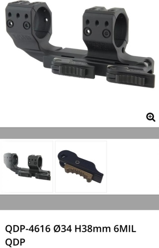 Кронштейн QDP 46-16, диаметр 34,H38 mm 6MIL