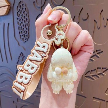 Брелок 30353104_Rabbit white 6 см пластик 1 шт