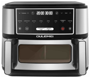 Аэрогриль OULEMEI OLM-KZD024 черный, серебристый