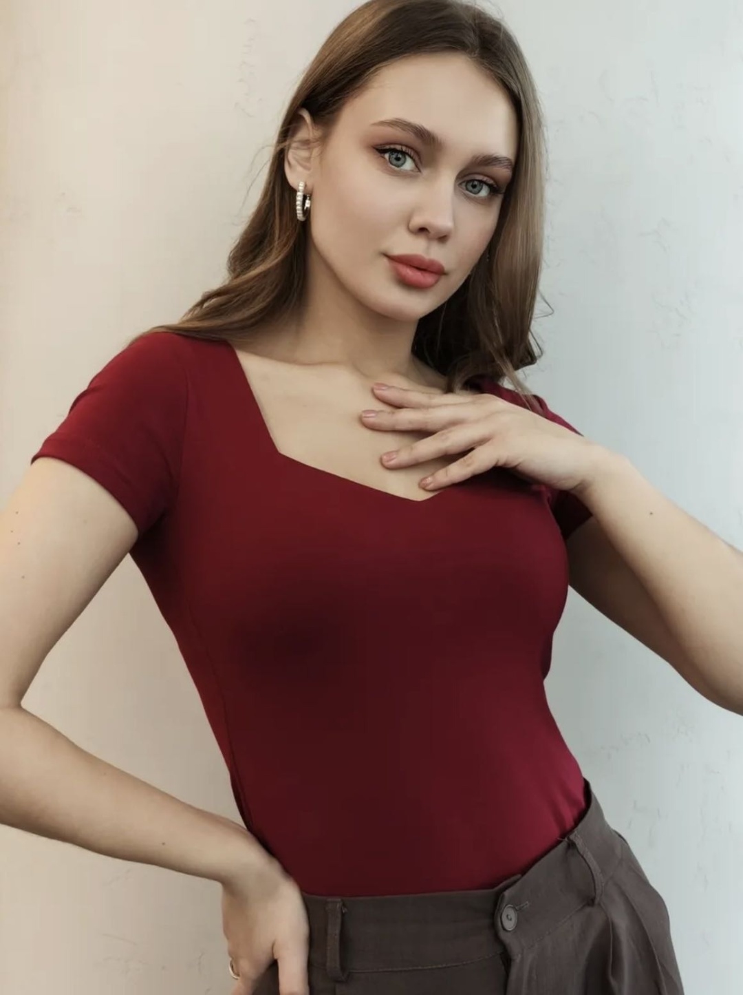 Топ Limark бордовый