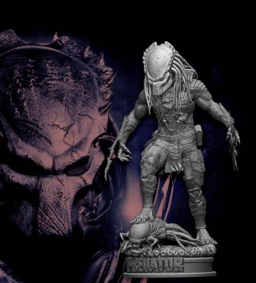 Фигурка 3D принт, Predator 90mm
