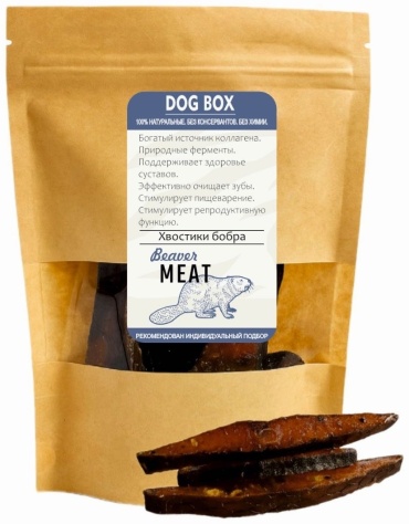 Лакомство DOG BOX хвост бобра 100 г