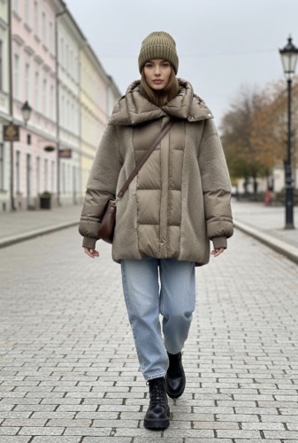 Зимняя куртка Miss Lynx серый