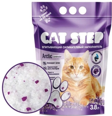 Наполнитель CAT STEP CAT STEP Arctic Lavender впитывающий 3.8 л