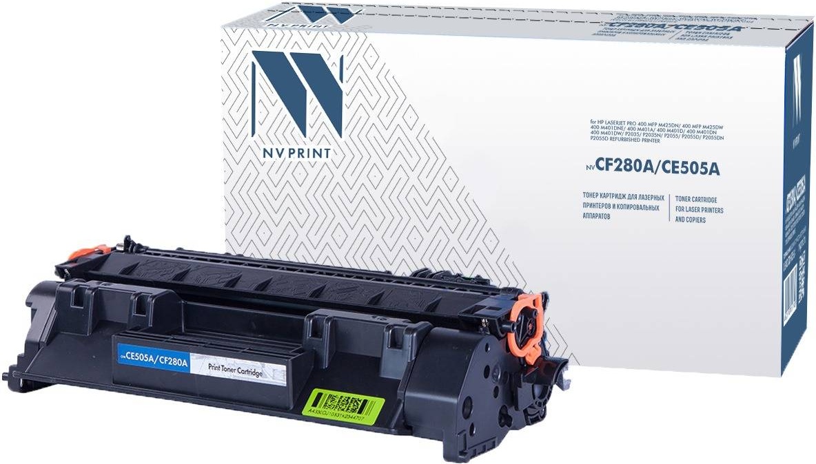 CF280A с чипом черный
