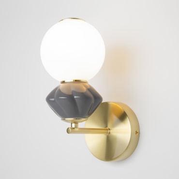 Бра настенный Maytoni LED, белый, латунь