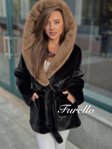 Шуба Furello черный
