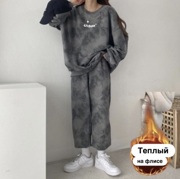 Повседневный костюм серый, графит