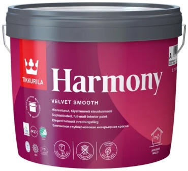Tikkurila акриловая Harmony База С 2.7 л, бесцветный/прозрачный цвет