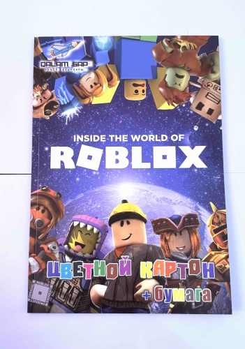 Набор QALAM Картон и бумага ROBLOX, двусторонний А4, 20 л