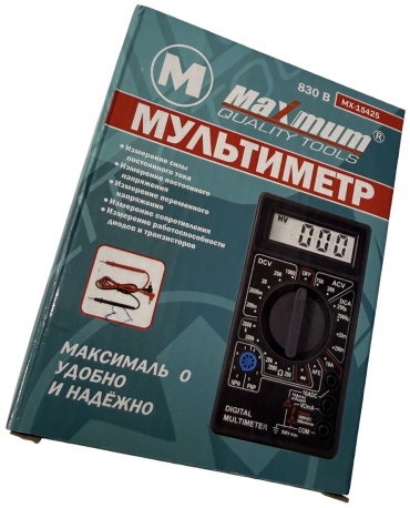 MAXMUM мультиметр MX-15425. DT-830B, цифровой