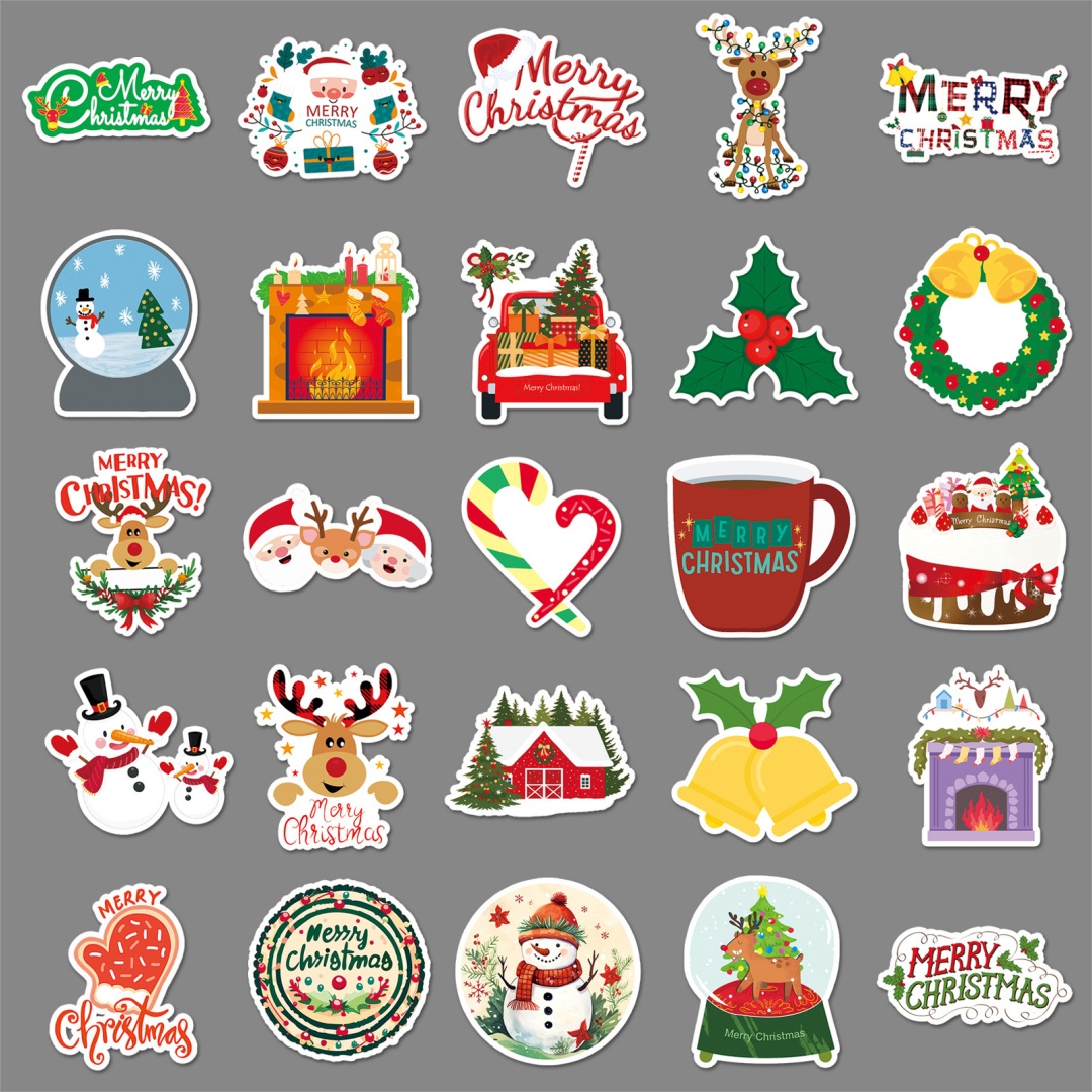 Наклейки Набор Christmas 100