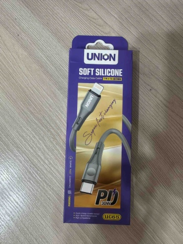 Зарядное устройство Union UC65 Lightning 30 Вт серый