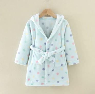 Флисовый халат Халат голубой