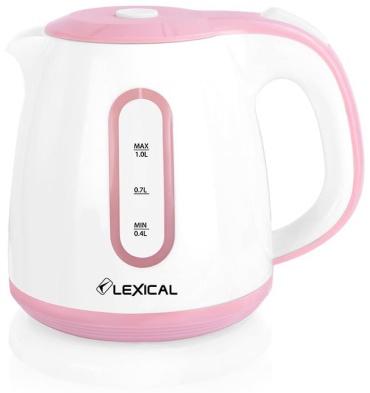 Электрочайник Lexical LEK-1425 белый, розовый