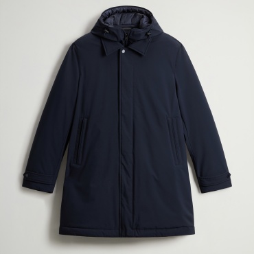 Пальто WOOLRICH темно-синий