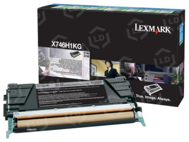 Картриджи Lexmark Картридж Lexmark X746H1KG черный оригинальный с чипом черный