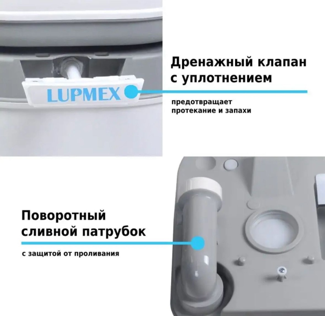 Биотуалет Lupmex переносной 5793 белый