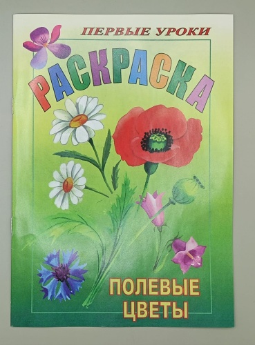 Раскраска Полевые цветы