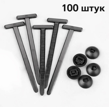 Кабельная стяжка 90х20 мм, пластик, нейлон 100 шт