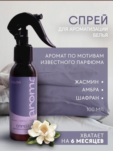 Спрей 8 SLOW Jasmine. Saffron. Amber 100 мл