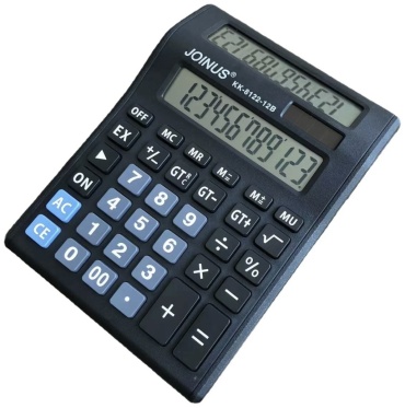 KK-8122-12, 12-разрядный, черный