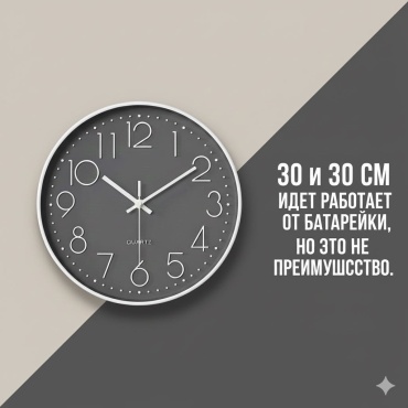 Часы кварцевые Sulim SL-444, пластик