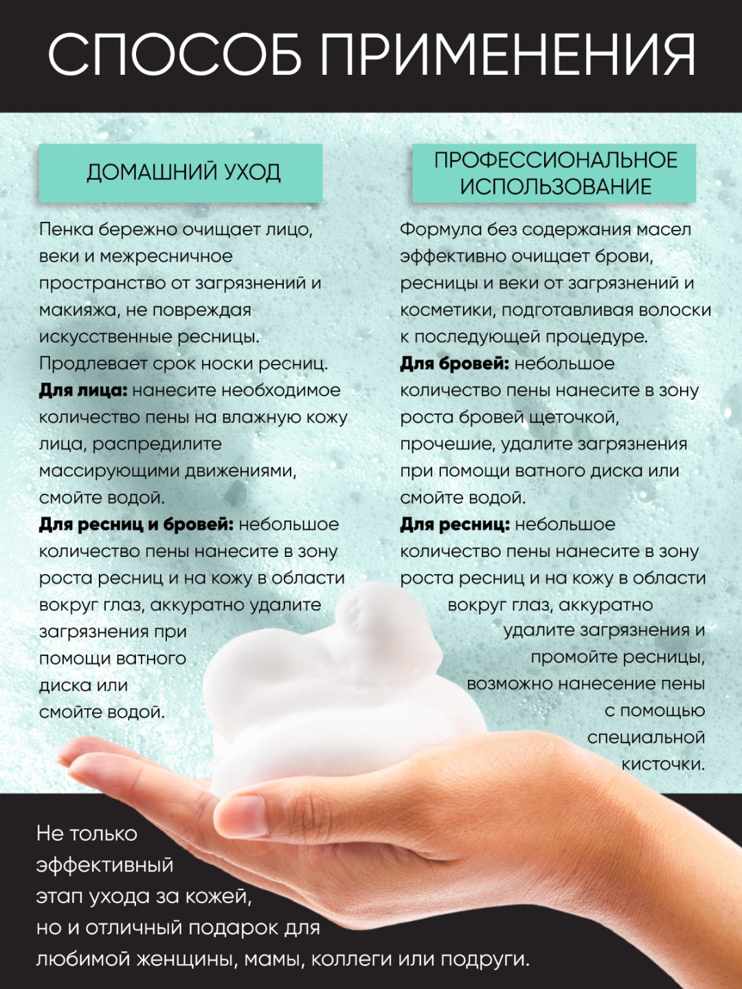 Пенка Inspiolook White Tea 150 мл