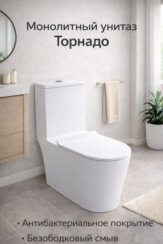 Унитаз-моноблок Avocado 8080-1, санкерамика