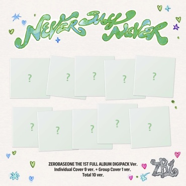 KCRUSH ZEROBASEONE - NEVER SAY NEVER 1st Album DIGIPACK RANDOM Version
