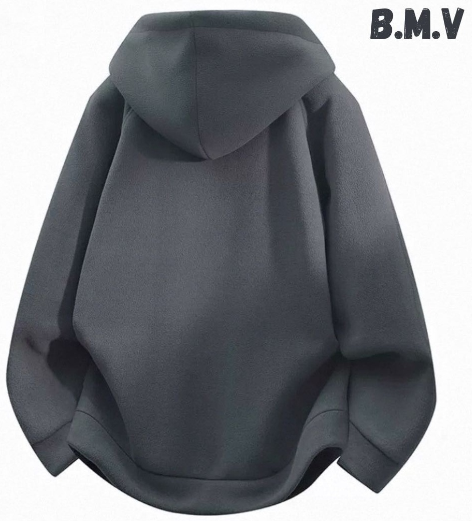 Флиска B.M.V однотонный графит