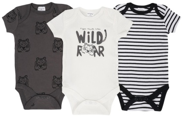 Набор боди серый, белый