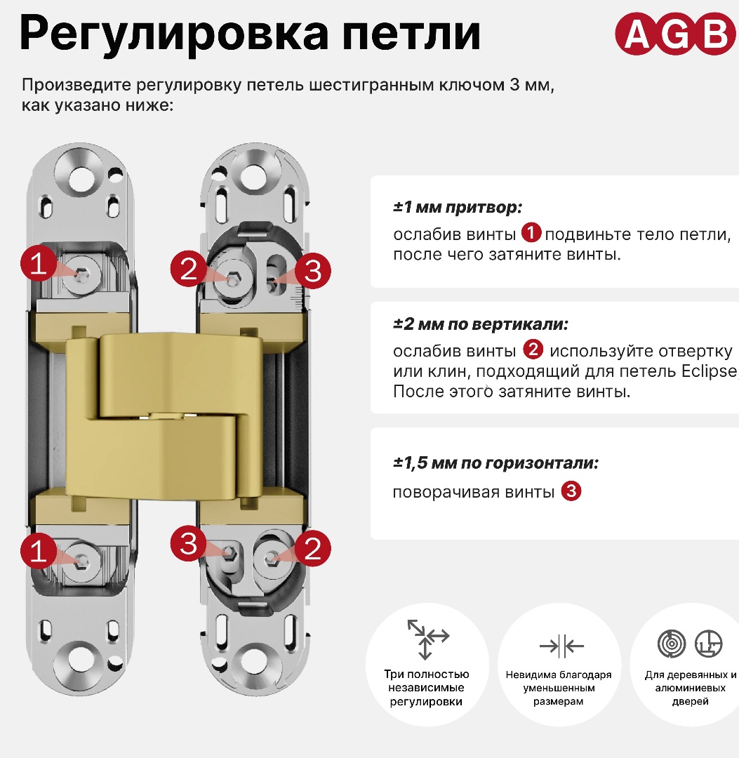 AGB скрытая ECLIPSE 3.0 универсальная